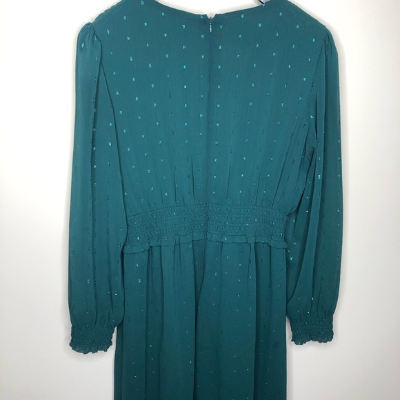 Gal Meets Glam Smocked Fit & Flare Dress 12 NWT - Picture 9 of 10